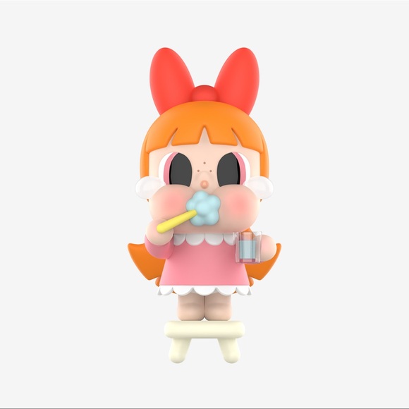 Pop Mart Other - Pop Mart Popmart Crybaby x Powerpuff Girls Girl Series Figures Brushing Teeth